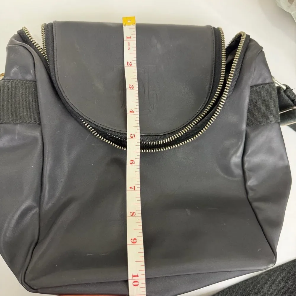 Jean Paul Gaultier Y2K Black Nylon Crossbody Utility Core Bag